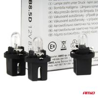 Żarówki halogenowe T5 B8.5D 12V BAX1.2W 10szt. - AMIO AMI03371 — zdjęcie 3