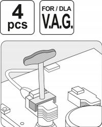 Zestaw sciagaczy do cewek zaplon. vag - YATO YATYT-06205 — zdjęcie 3