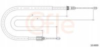 Linka h-ca le renault megane scenic 00- - COFLE 10.6699 — zdjęcie 2