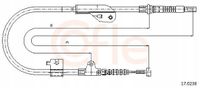 Linka h-ca le nissan primera p11 99- - COFLE 17.0238 — zdjęcie 2