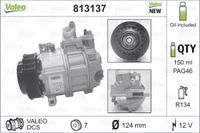 Sprężarka klimatyzacji mb c-klasa - VALEO 813137 — zdjęcie 3