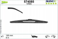 Pioro wycier tył 200 vr65 silencio - VALEO 574085 — zdjęcie 2