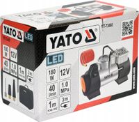 Kompresor Samochodowy z Lampą LED 180W - YATO YATYT-73460 — zdjęcie 5