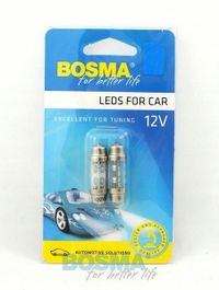 Led 12v sv8,5 10x36 rurka niebieska - BOSMA LED2878 — zdjęcie 2