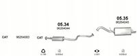 Tłumik chevrolet tacuma 1.6 - POLMOSTROW 05.35AL
