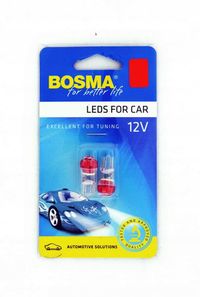Zar.12v 4xled standard t10 czerwona - BOSMA LED2557