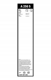 Pióro wycieraczki Aerotwin, komplet - BOSCH 3 397 007 256 — zdjęcie 4