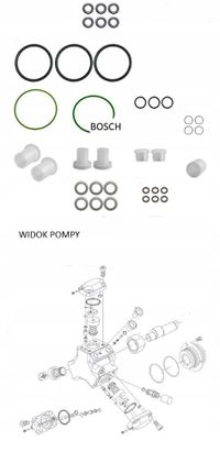 Zestaw uszczelek pompy wtryskowej - BOSCH BOSF01M101455