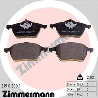 Klocki hamulcowe - ZIMMERMANN 21911.200.1 — zdjęcie 2