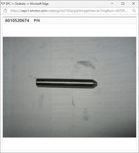 Prowadnica łańcucha - OE 601 052 06 74