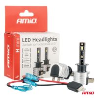 Żarówki samochodowe LED seria H-mini H1 6500K Canbus - AMIO AMI03329 — zdjęcie 4