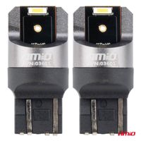 Żarówki LED FULL CANBUS PRO W21/5W 2x1860 SMD białe 12V 24V - AMIO AMI03601 — zdjęcie 2