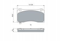 Klocki hamulcowe. tesla p. model 3/model y 17- - BOSCH 0 986 460 084 — zdjęcie 4
