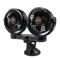 Wentylator wiatrak samochodowy z przyssawką 12V - AMIO AMI03010