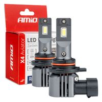 Żarówki samochodowe LED seria X4 Aviator HIR2 9012 6500K Canbus - AMIO 03768