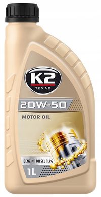 Texar 20w50 xl 1l sl/cf/cf-4 - K2 MELLE O2711E