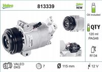Sprężarka klimatyzacji renault koleos - VALEO 813339 — zdjęcie 2