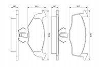 Klocki hamulcowe. vw p. golf3/vento - BOSCH 0 986 424 347 — zdjęcie 5