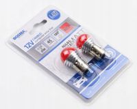 Led 12v ba15s 9xsmd2835 czerwona przezr. - BOSMA LED5332