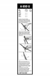 Pióro wycieraczki Aerotwin - BOSCH 3 397 013 532 — zdjęcie 5