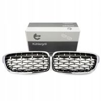 Grill bmw diament, srebrny, bmw 3 f30 - SKV 66SKV130