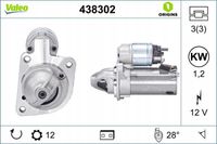 Rozrusznik nowy - VALEO 438302 — zdjęcie 2
