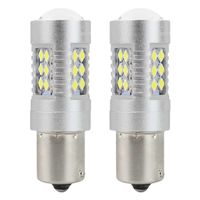 Żarówki LED CANBUS 3030 24SMD BA15S P21W White 12V 24V - AMIO AMI01445