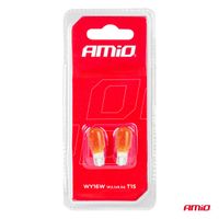 Żarówki halogenowe T15 WY16W W2.1x9.5d 12V 2 szt. - AMIO AMI02550 — zdjęcie 3