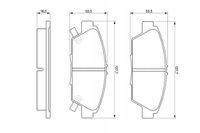Klocki hamulcowe. honda p. accord - BOSCH 0 986 424 289 — zdjęcie 5