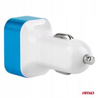 Ładowarka samochodowa 2x USB + woltomierz TEST-04 - AMIO AMI01028 — zdjęcie 5
