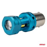 Żarówki LED CANBUS 1156 BA15S P21W R10W R5W 4SMD 1860 White 12V 24V - AMIO AMI04252 — zdjęcie 3