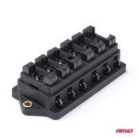 Skrzyniynka bezpiecznikow ceramiczna 6 gni - AMIO 03041 — zdjęcie 2