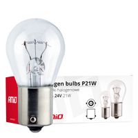 Żarówki halogenowe P21W BA15s 24V 10 szt. (E8) - AMIO AMI01006