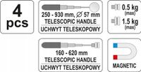 Zestaw Inspekcyjny Lusterko + Chwytak - YATO YATYT-0662 — zdjęcie 5