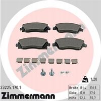 Klocki hamulcowe - ZIMMERMANN 23225.170.1 — zdjęcie 2