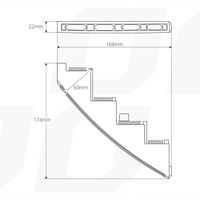 Światła do jazdy dziennej DRL 523HP mini - AMIO AMI01526 — zdjęcie 5