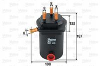 Filtr paliwa - VALEO 587555