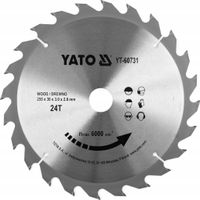 Tarcza TCT do Drewna 255x24TX30MM - YATO YATYT-60731 — zdjęcie 4