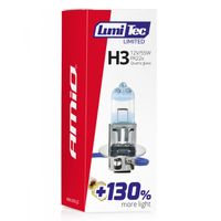 Żarówka halogenowa H3 12V 55W LumiTec LIMITED +130% - AMIO AMI02131 — zdjęcie 3