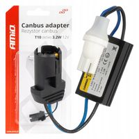 Rezystor opornik CANBUS do żarówek LED 12V 3.2W T10 W5W - AMIO AMI04087 — zdjęcie 2