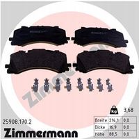 Klocki hamulcowe - ZIMMERMANN 25908.170.2 — zdjęcie 2