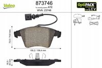 Klocki hamulcowe optipack lcv - VALEO 873746 — zdjęcie 2