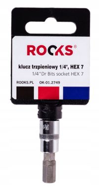 Klucz trzpieniowy 1/4, hex 7 - Rooks OK-01.2749