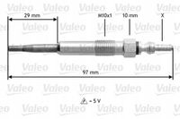 Świeca żarowa - VALEO 345125 — zdjęcie 2