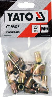 Nitonakretki stalowe m6, 20szt - YATO YATYT-36473 — zdjęcie 2