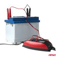 Prostownik cyfrowy ładowarka do akumulatora 6V 12V - 2A 4A - DVL DBC - AMIO AMI02088 — zdjęcie 2