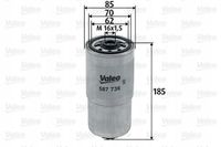 Filtr paliwa diesel puszkowy - VALEO 587736 — zdjęcie 2