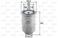 Filtr paliwa diesel puszkowy - VALEO 587709