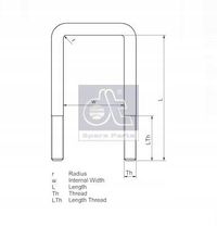 Strzemię resoru - DT SPARE PARTS 7.11033