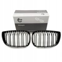 Grill bmw podwójna listwa, czarny połysk, bmw 1 e81/e87 - SKV 66SKV005